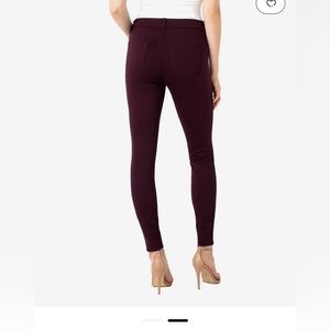 Liverpool Gia Glider Pull-On Pants - Size 4 - Wine/Aubergine